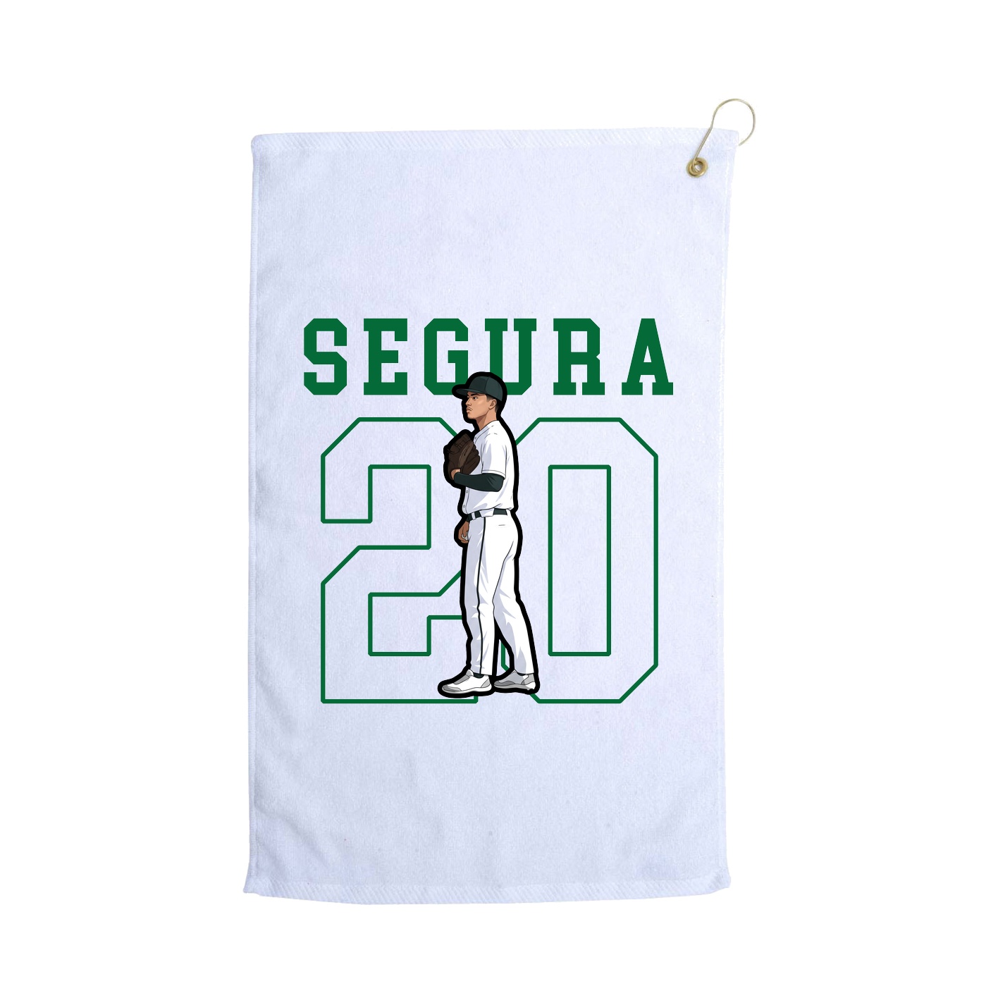 Golf Towel — Shirsey in White