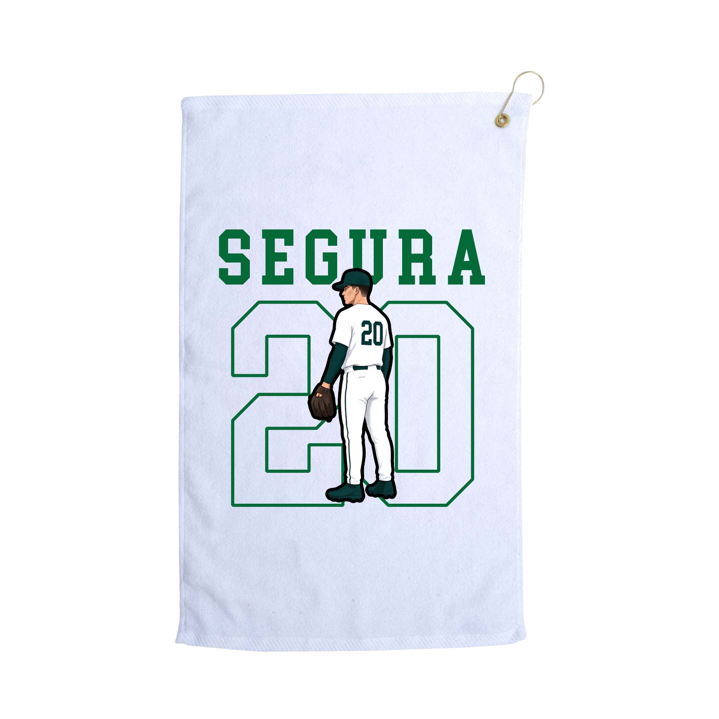 Golf Towel — Shirsey in White