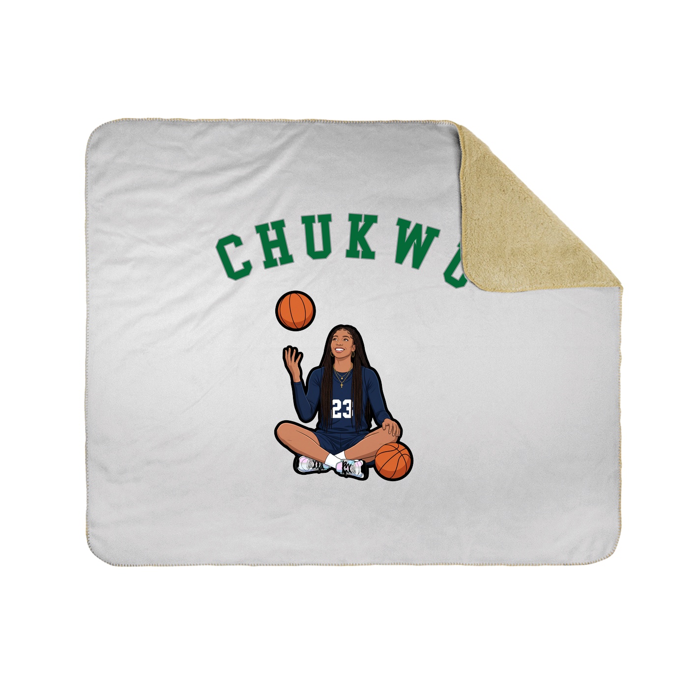 Throw Blanket — Shirsey Arch in White