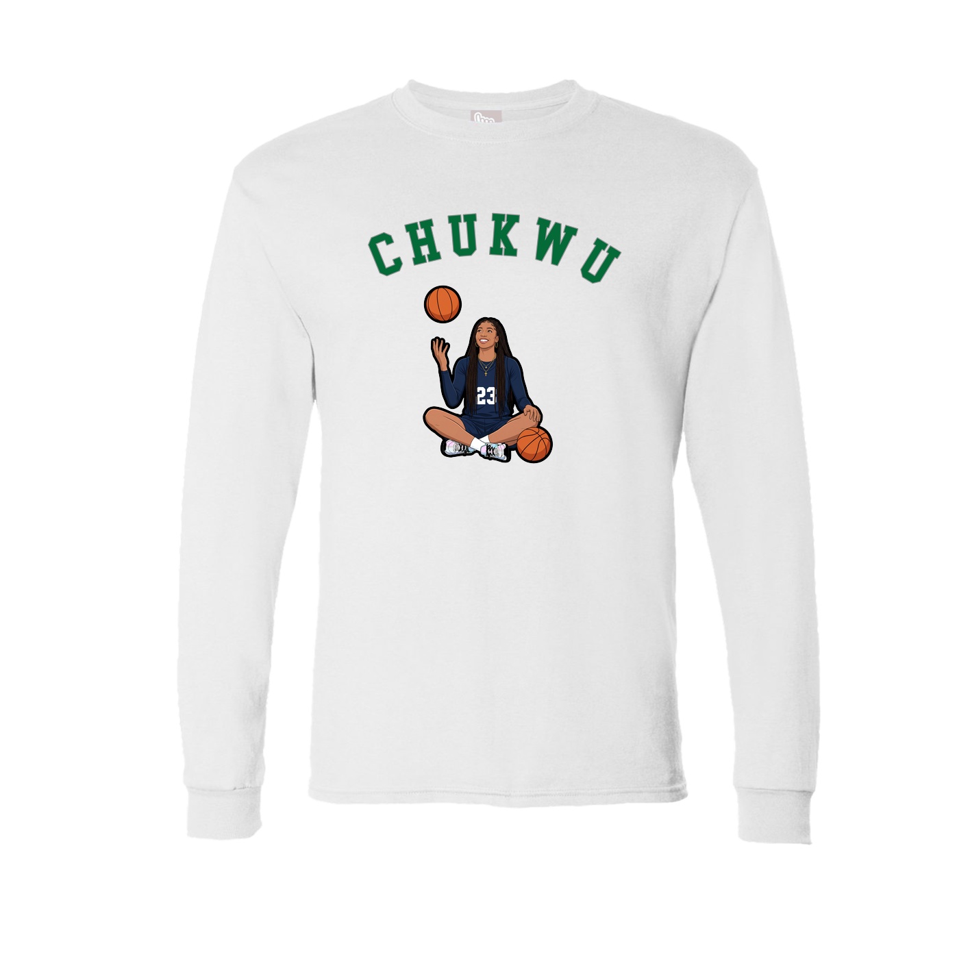 Long Sleeve Tee — Shirsey Arch in White