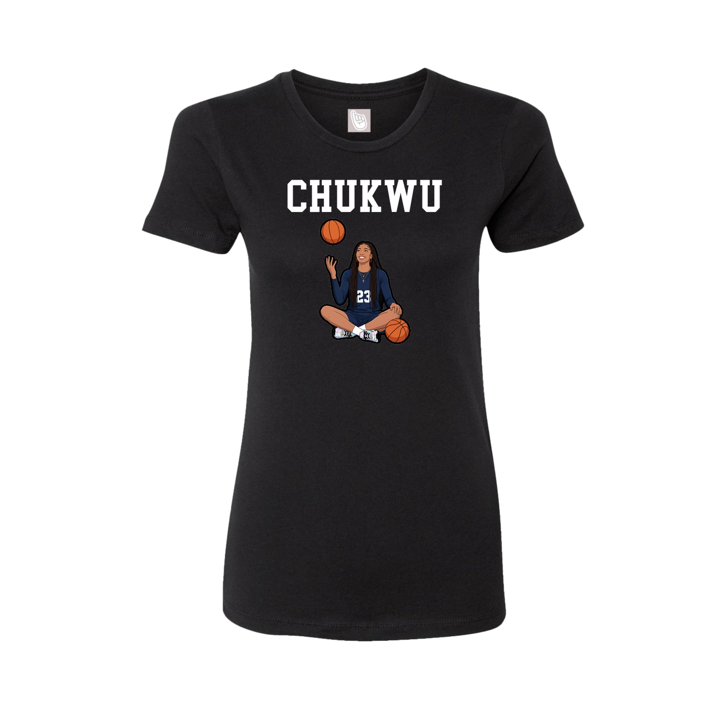 Fitted Women's Tee — Shirsey in Black