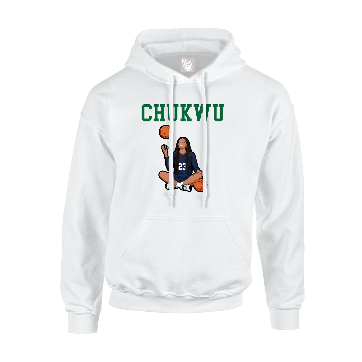 Hoodie — Shirsey in White