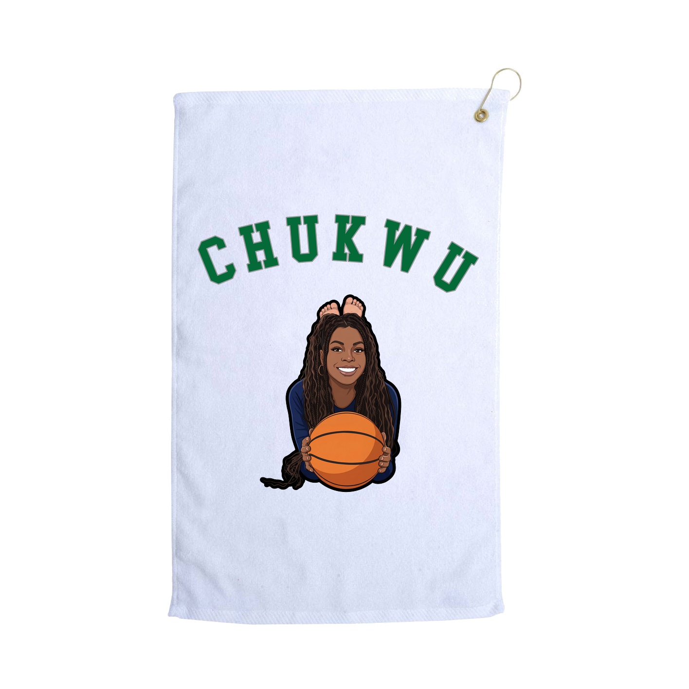Golf Towel — Shirsey Arch in White