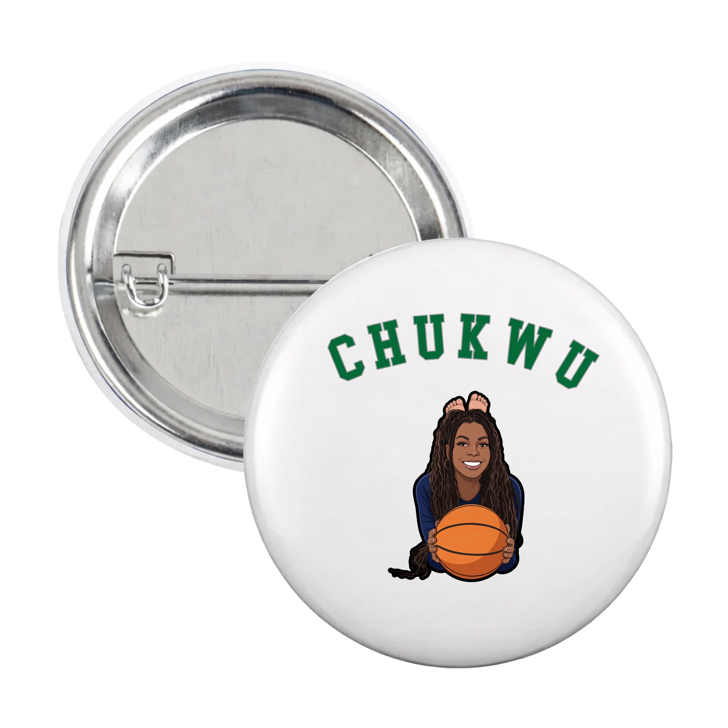 Game Day Button — Shirsey Arch in White