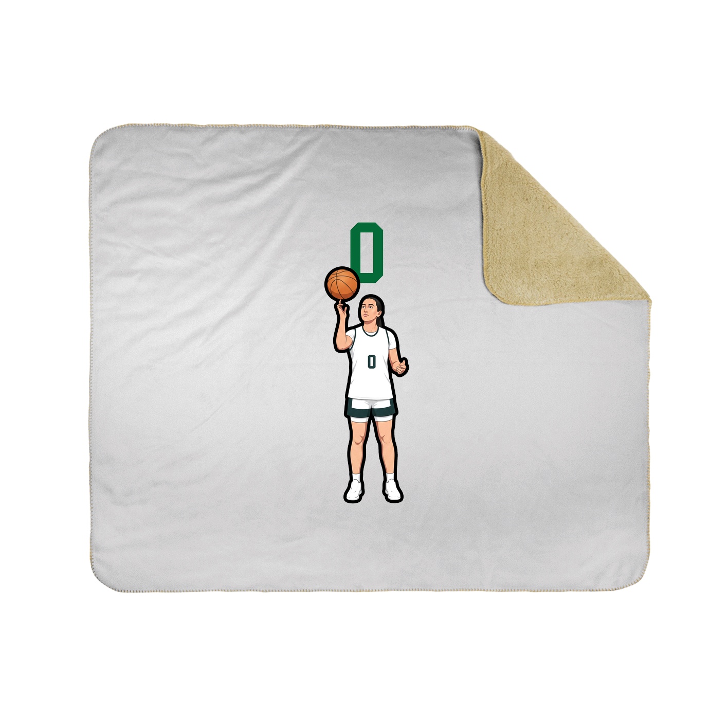 50x60 Sherpa Lined Throw Blanket