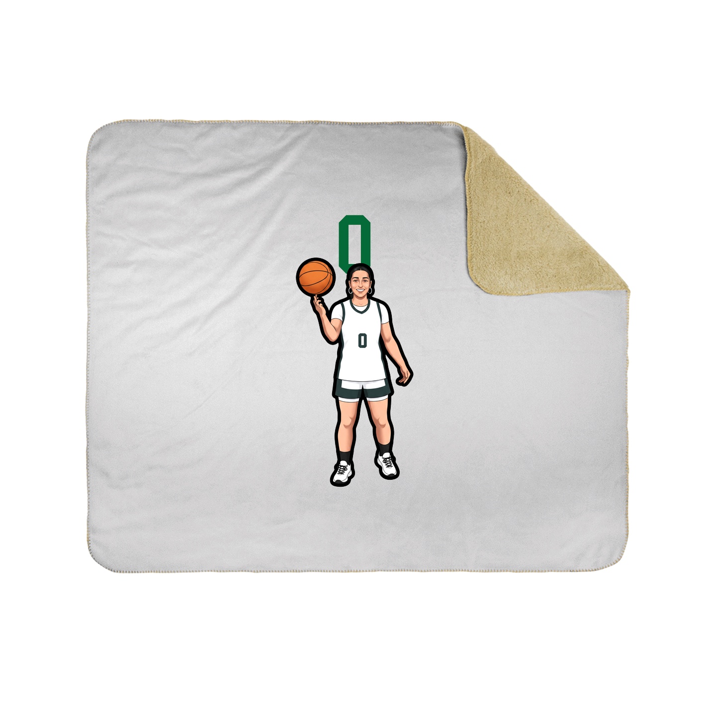 50x60 Sherpa Lined Throw Blanket