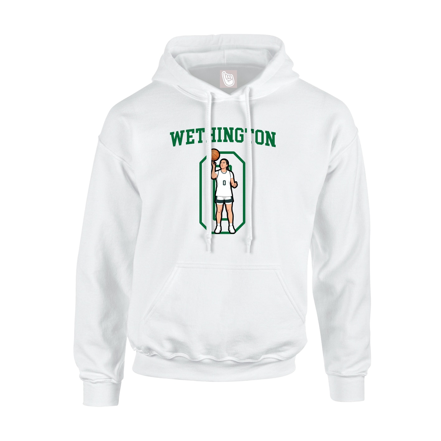 Hoodie — Shirsey in White