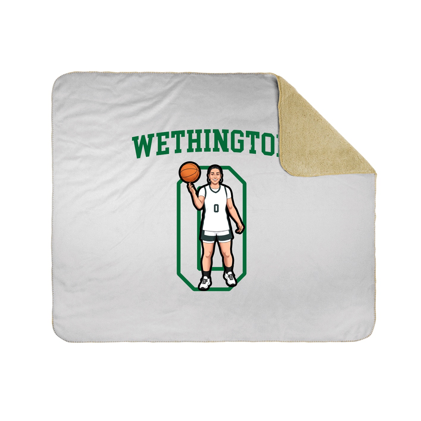 50x60 Sherpa Lined Throw Blanket