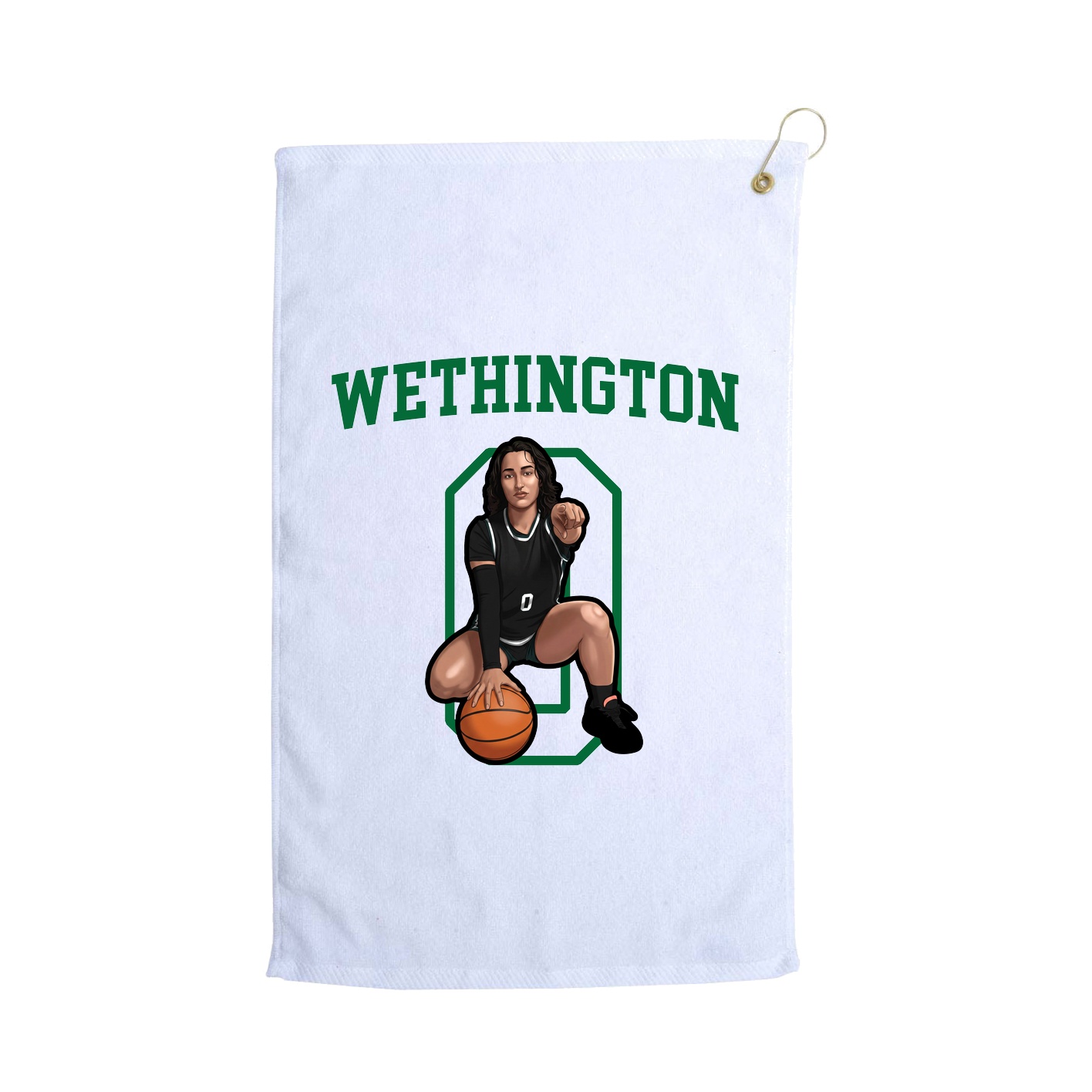 Golf Towel — Shirsey in White