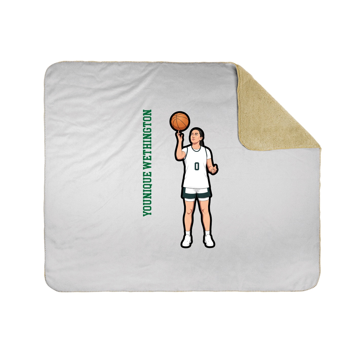 50x60 Sherpa Lined Throw Blanket