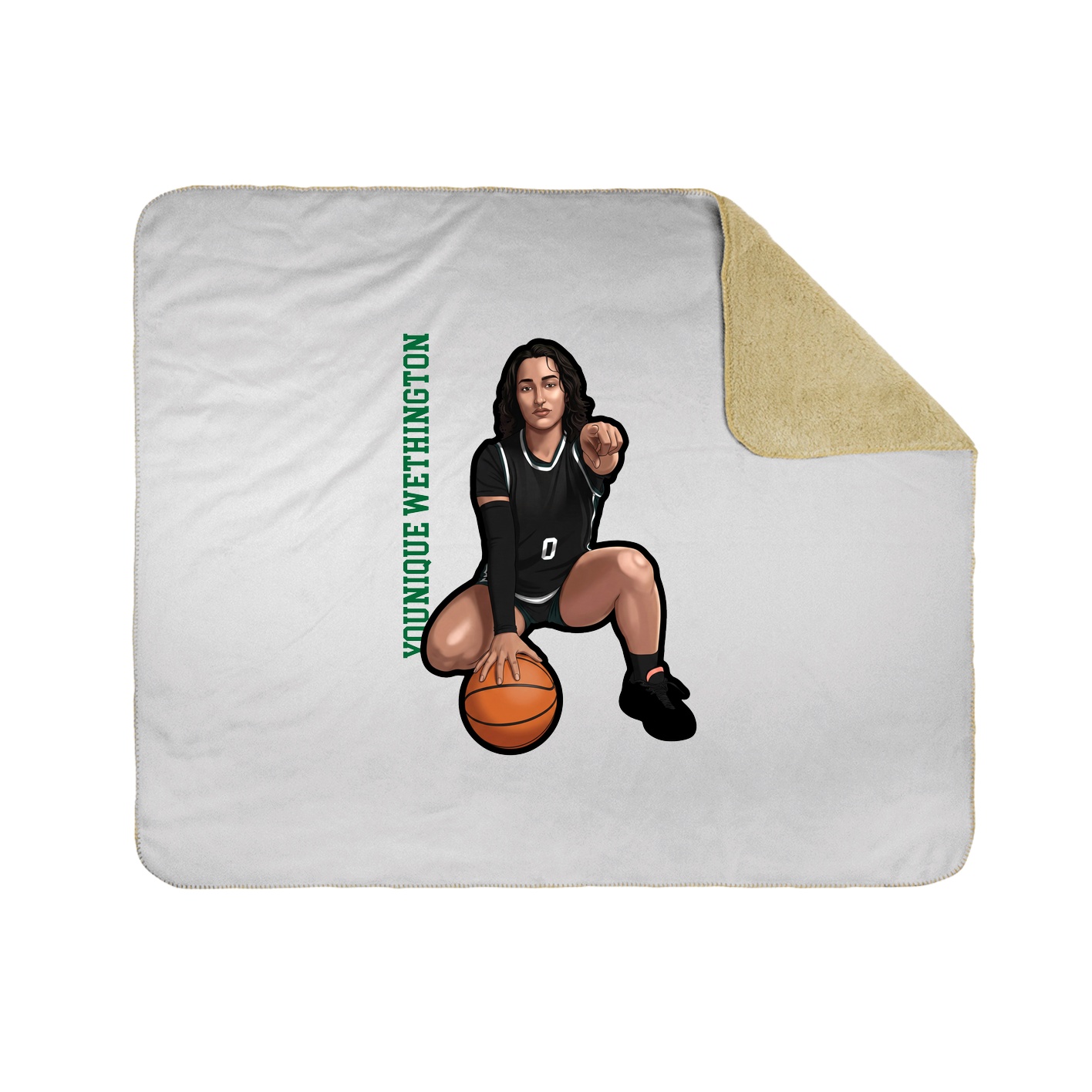 50x60 Sherpa Lined Throw Blanket