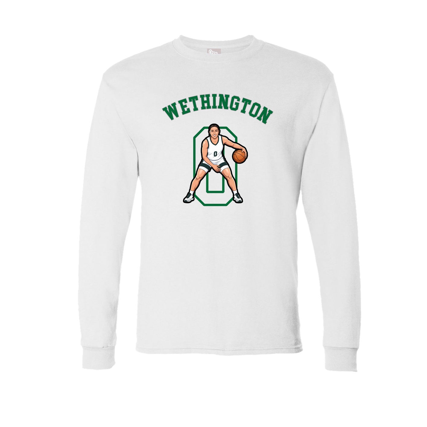 Long Sleeve Tee — Shirsey Arch in White
