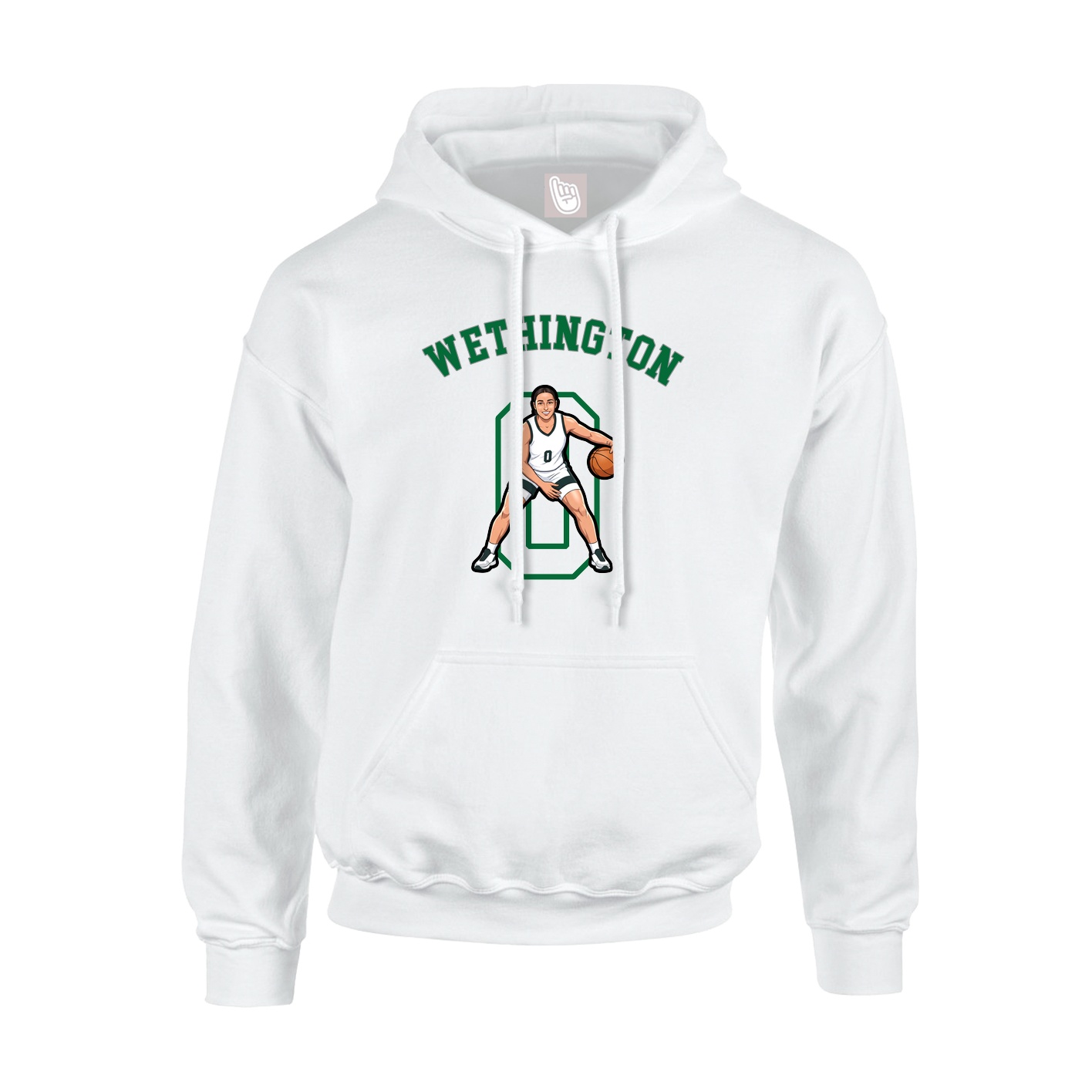 Youth Hoodie — Shirsey Arch in White