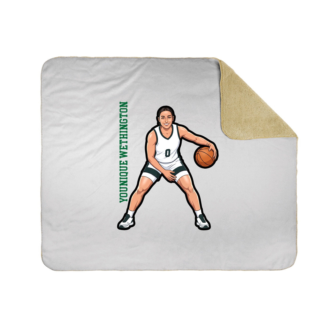 50x60 Sherpa Lined Throw Blanket