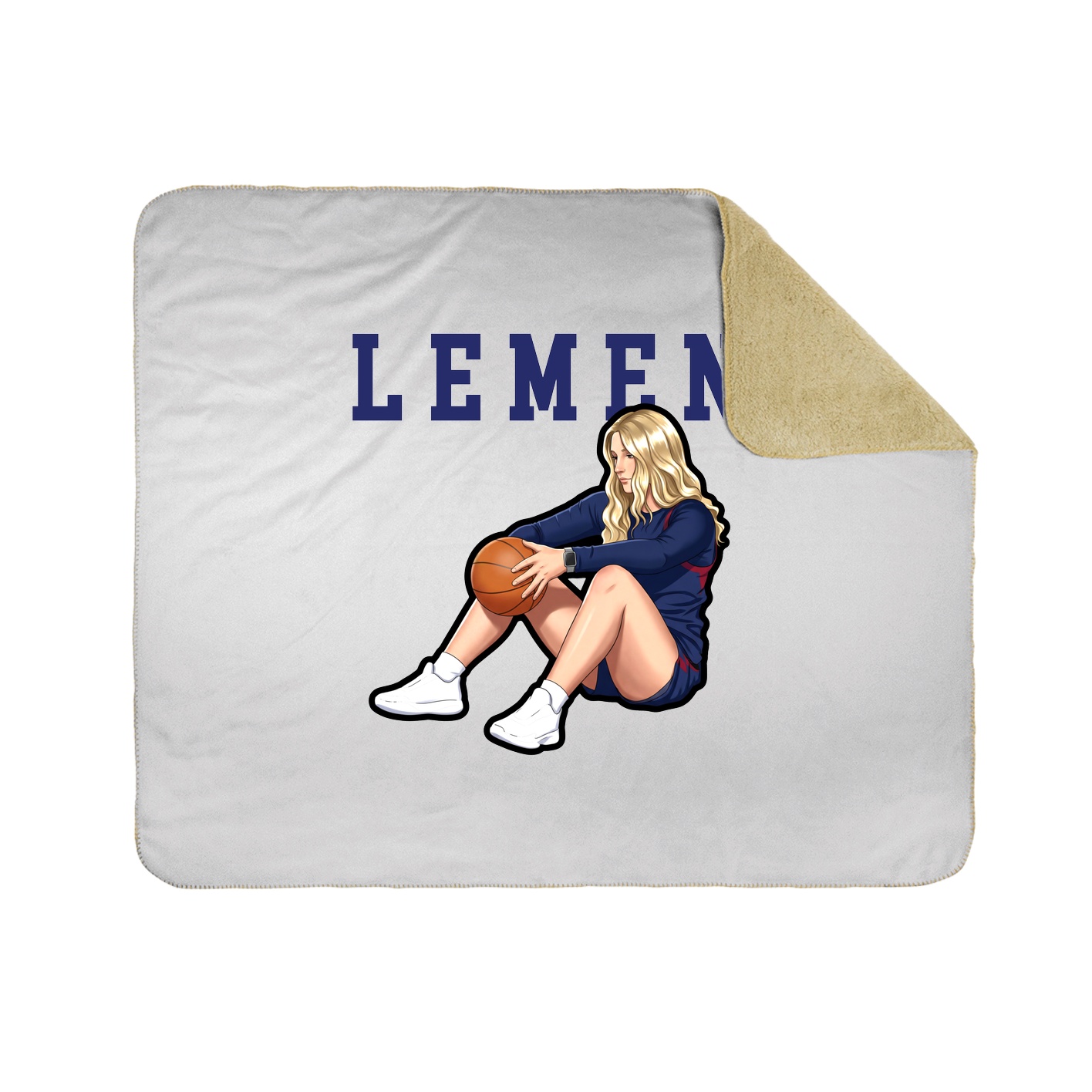 Throw Blanket — Shirsey in White
