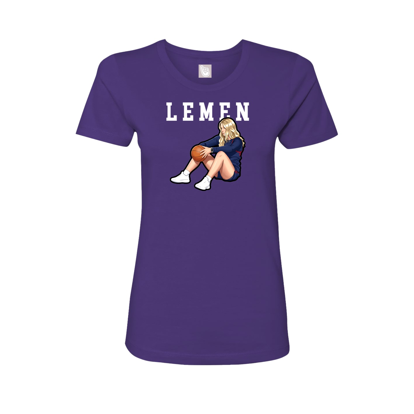 Fitted Women's Tee — Shirsey in Purple