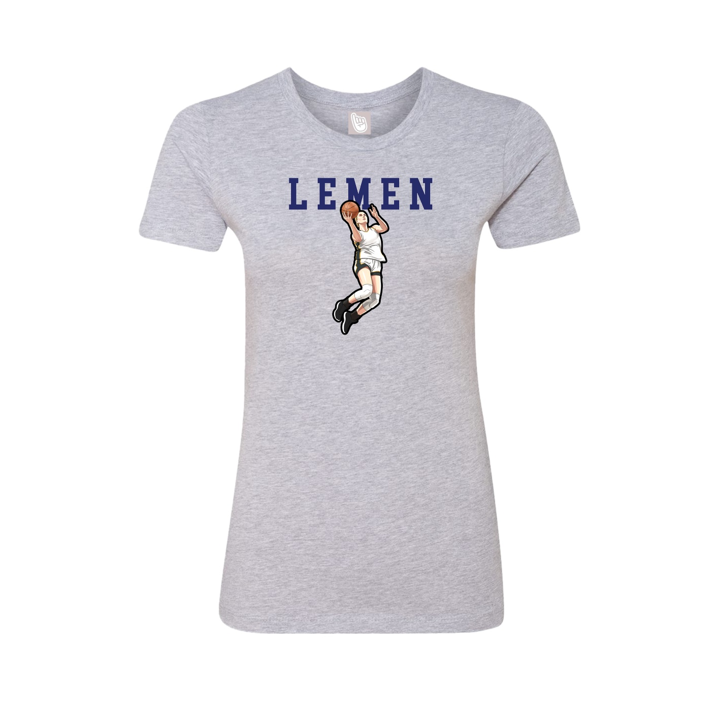 Fitted Women's Tee — Shirsey in Grey