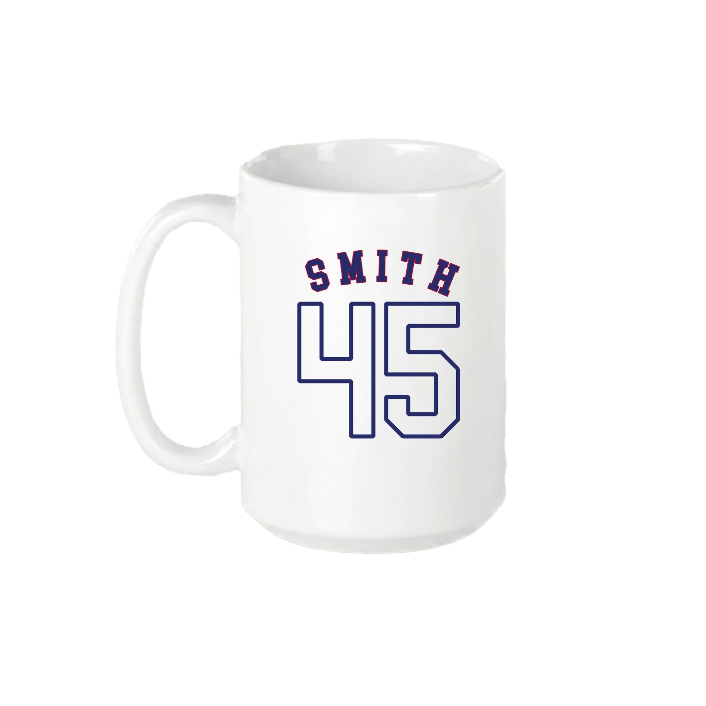 15oz Coffee Mug — Shirsey Arch in White