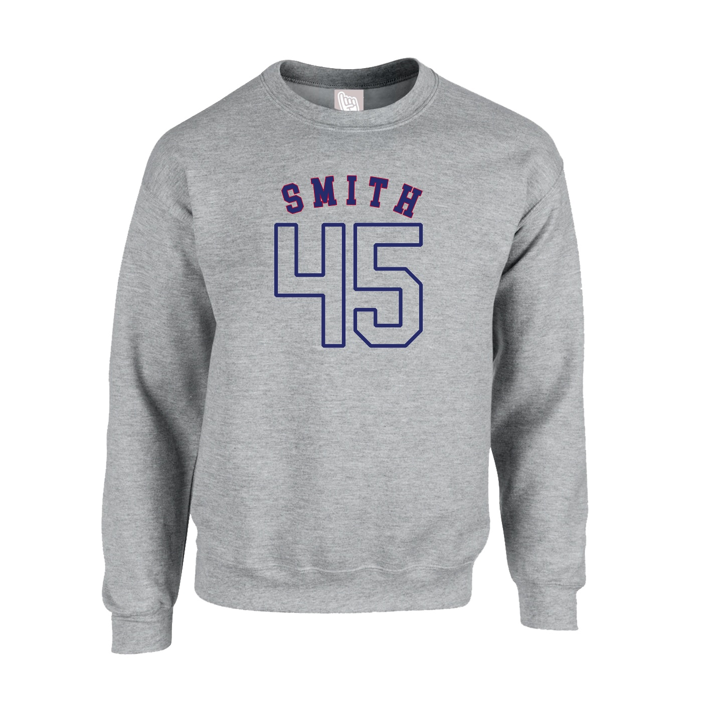 Fleece Crew — Shirsey Arch in Grey