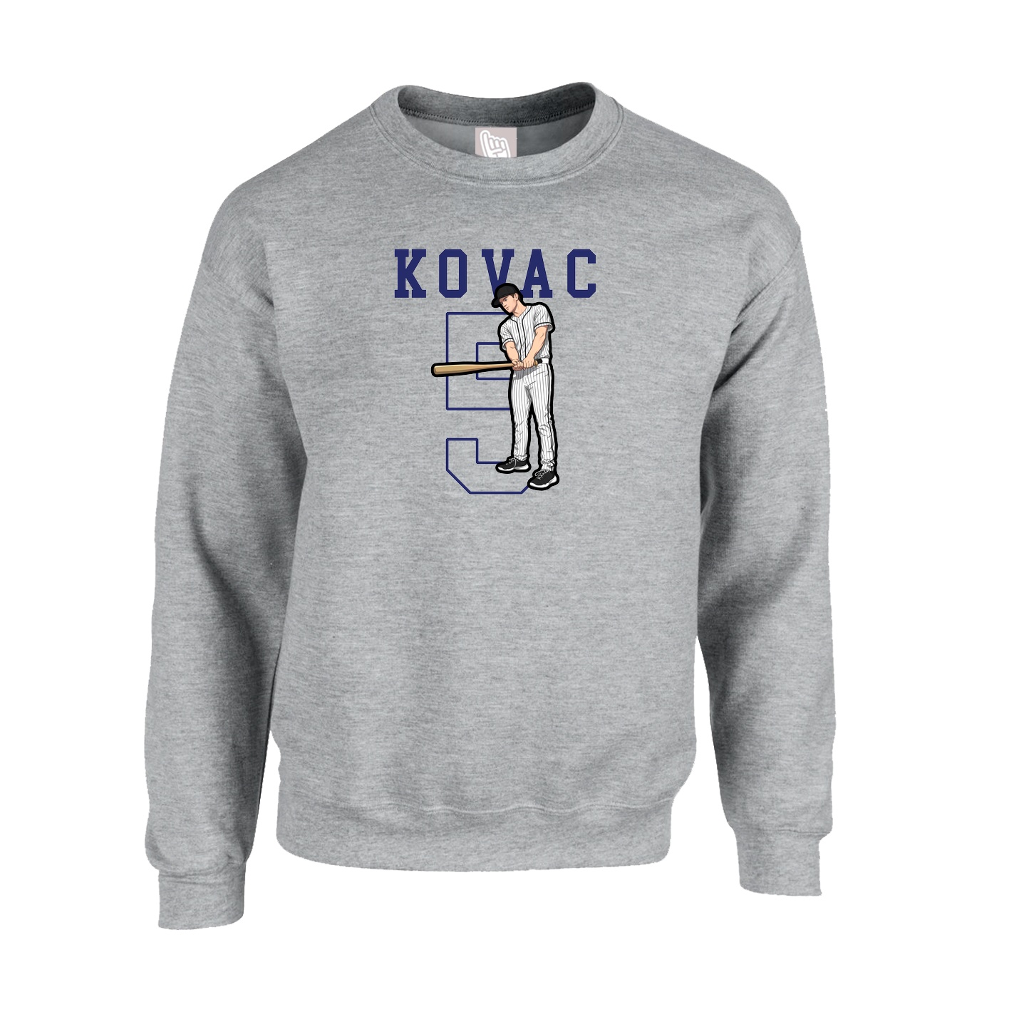 Fleece Crew — Shirsey in Grey