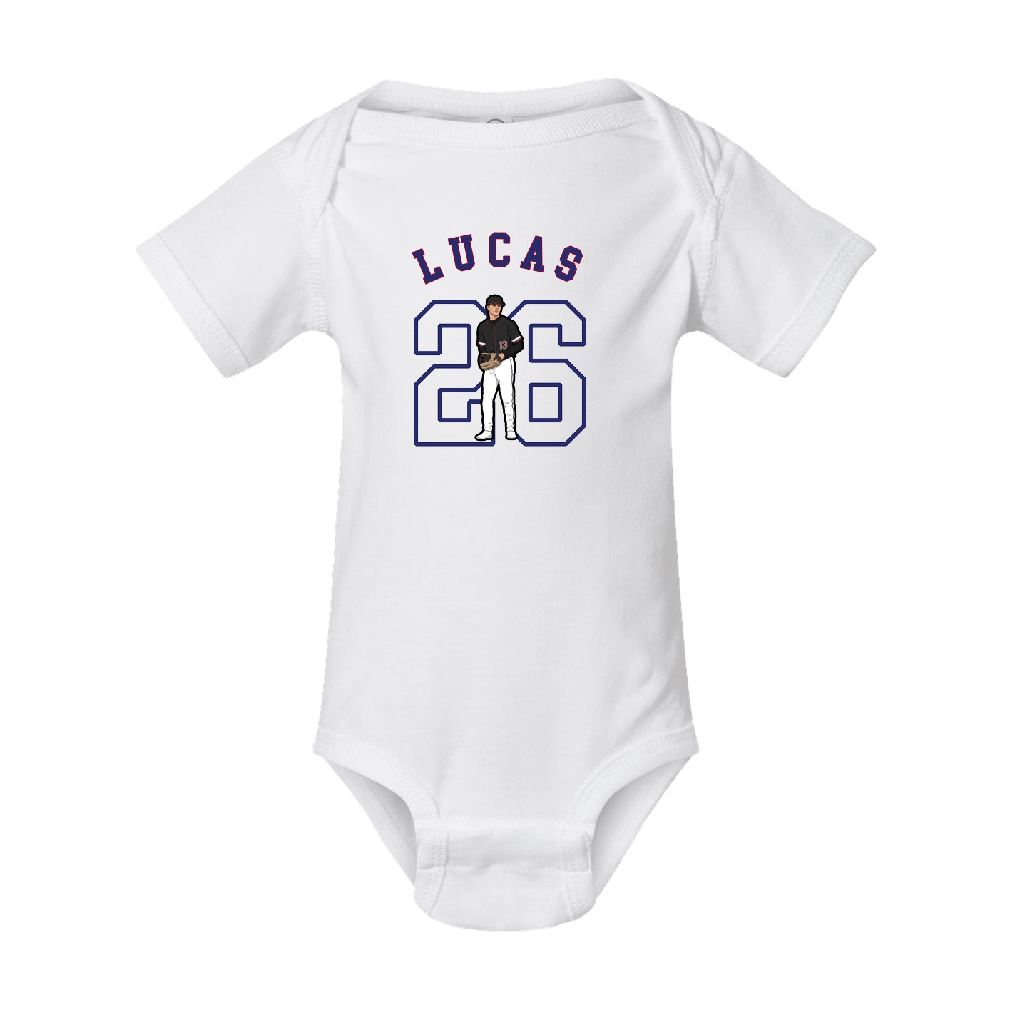 Baby Onesie — Shirsey Arch in White