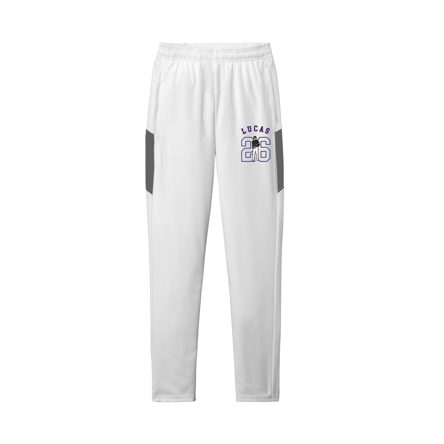 Team Travel Pant — Shirsey Arch in White/Grey