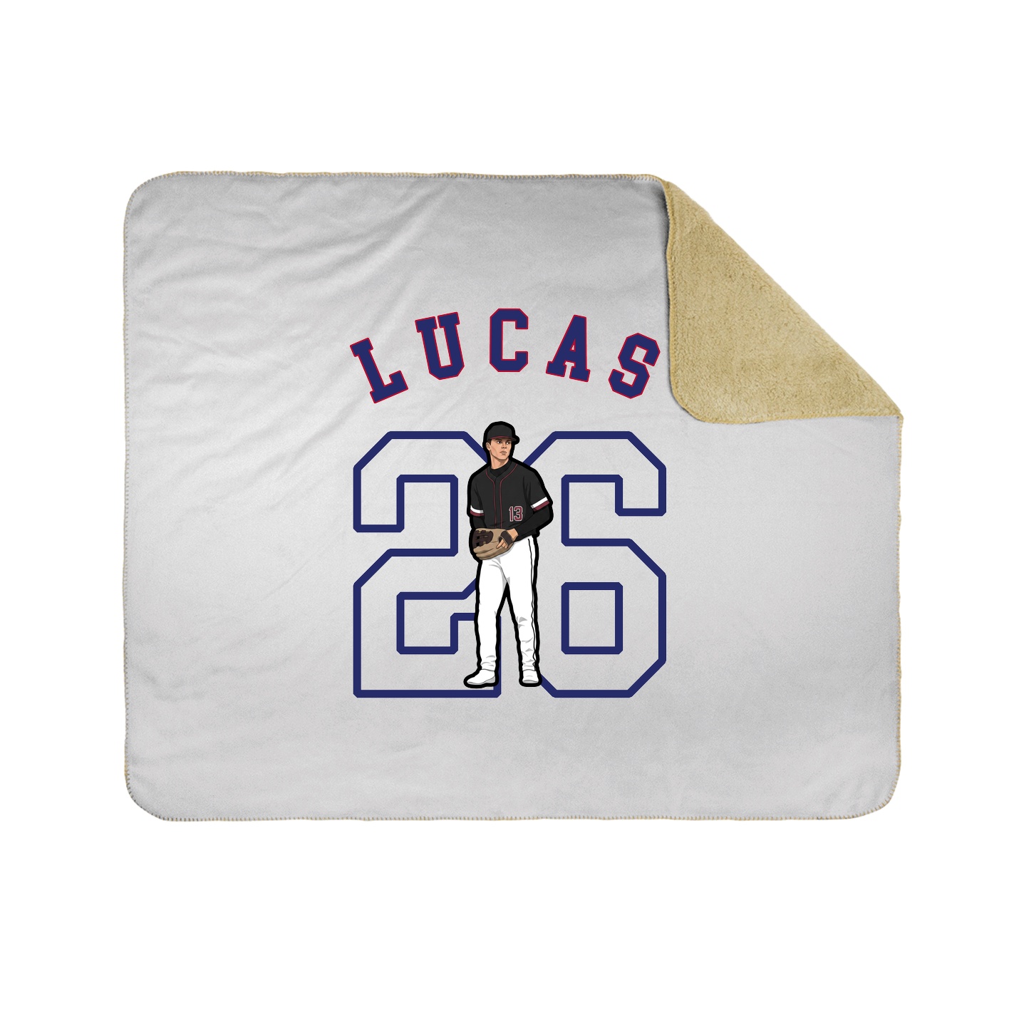 Throw Blanket — Shirsey Arch in White