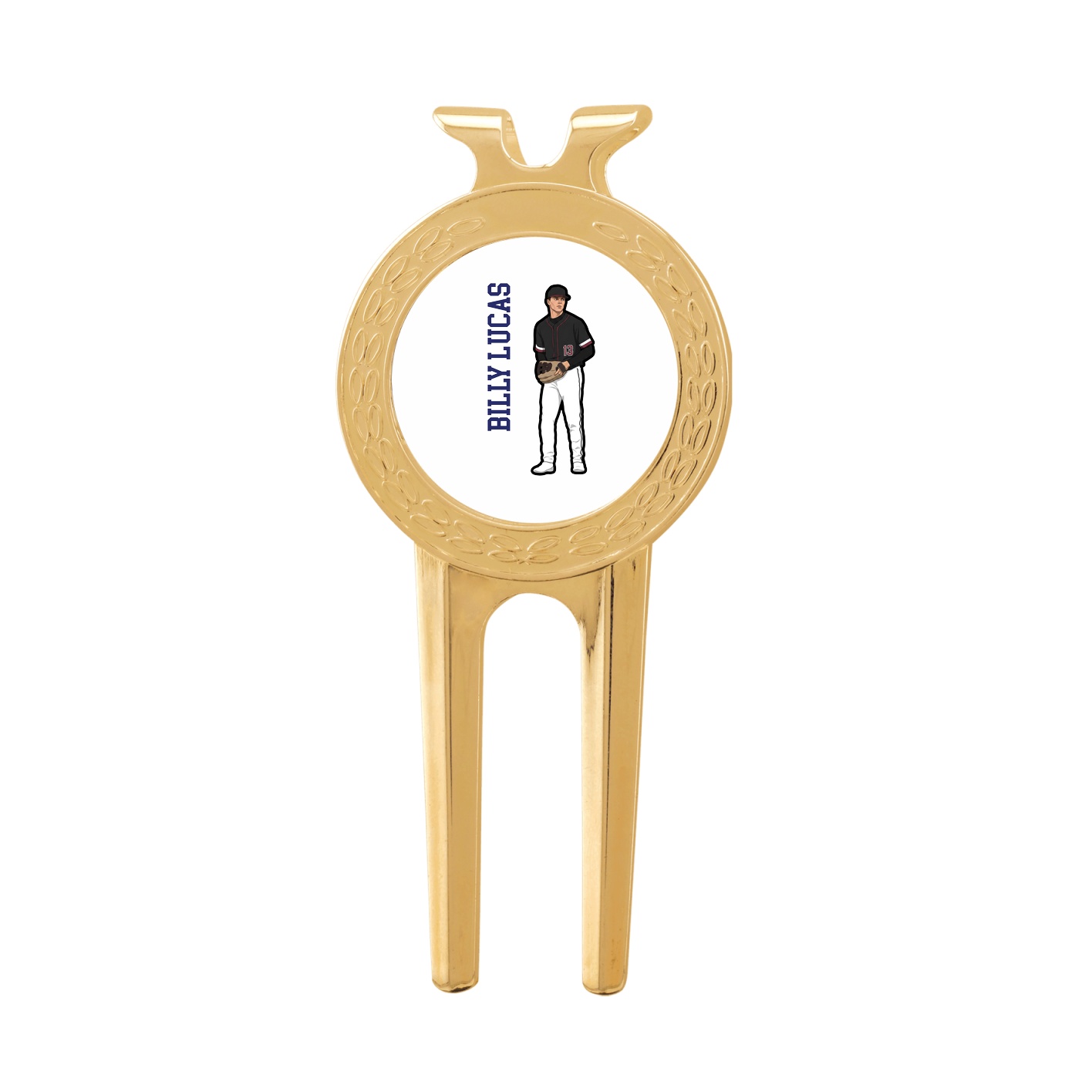Divot Tool with Ball Marker — Name Vertical in Classic
