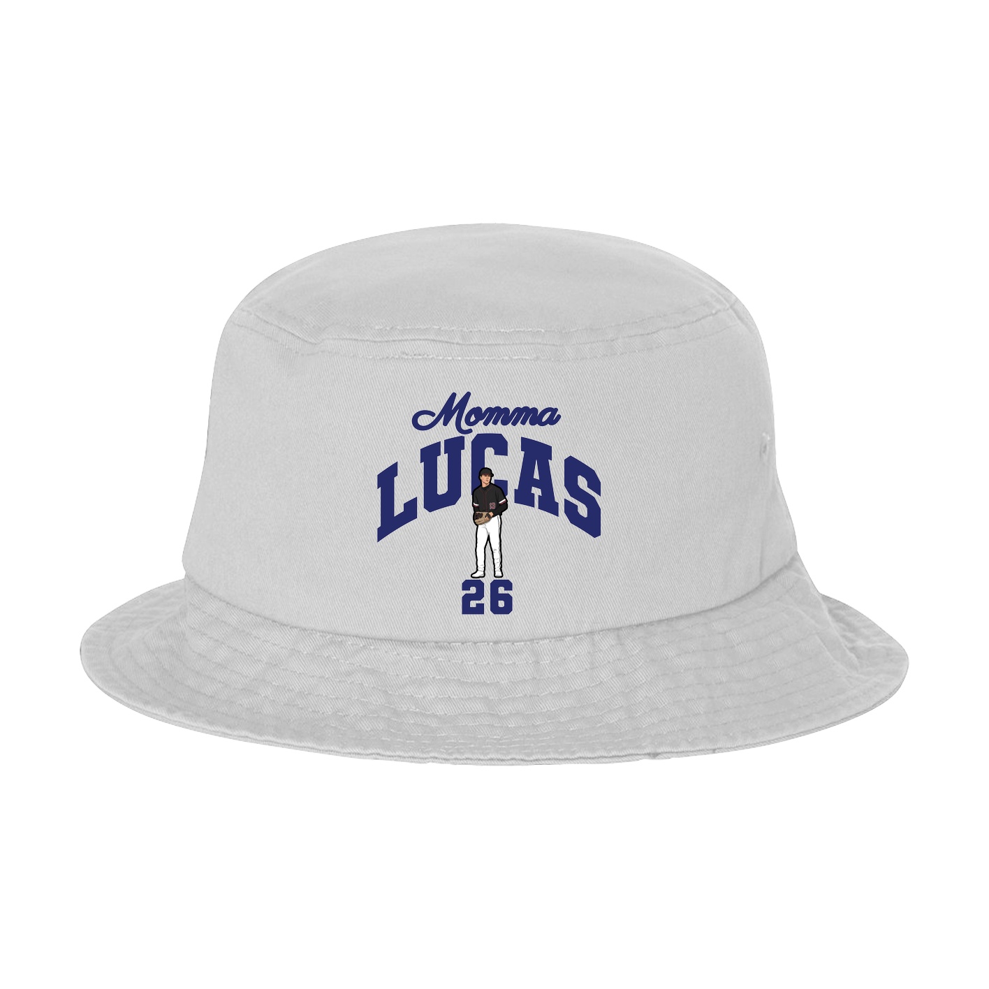 Bucket Cap — Mothers Day Arch in White