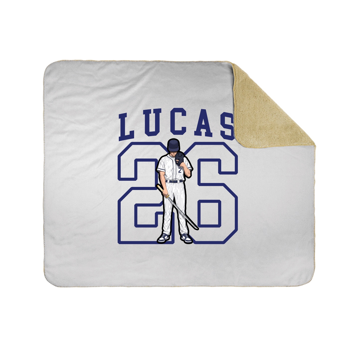 Throw Blanket — Shirsey in White