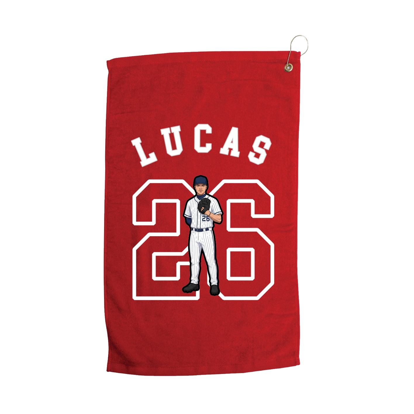 Golf Towel — Shirsey Arch in Red