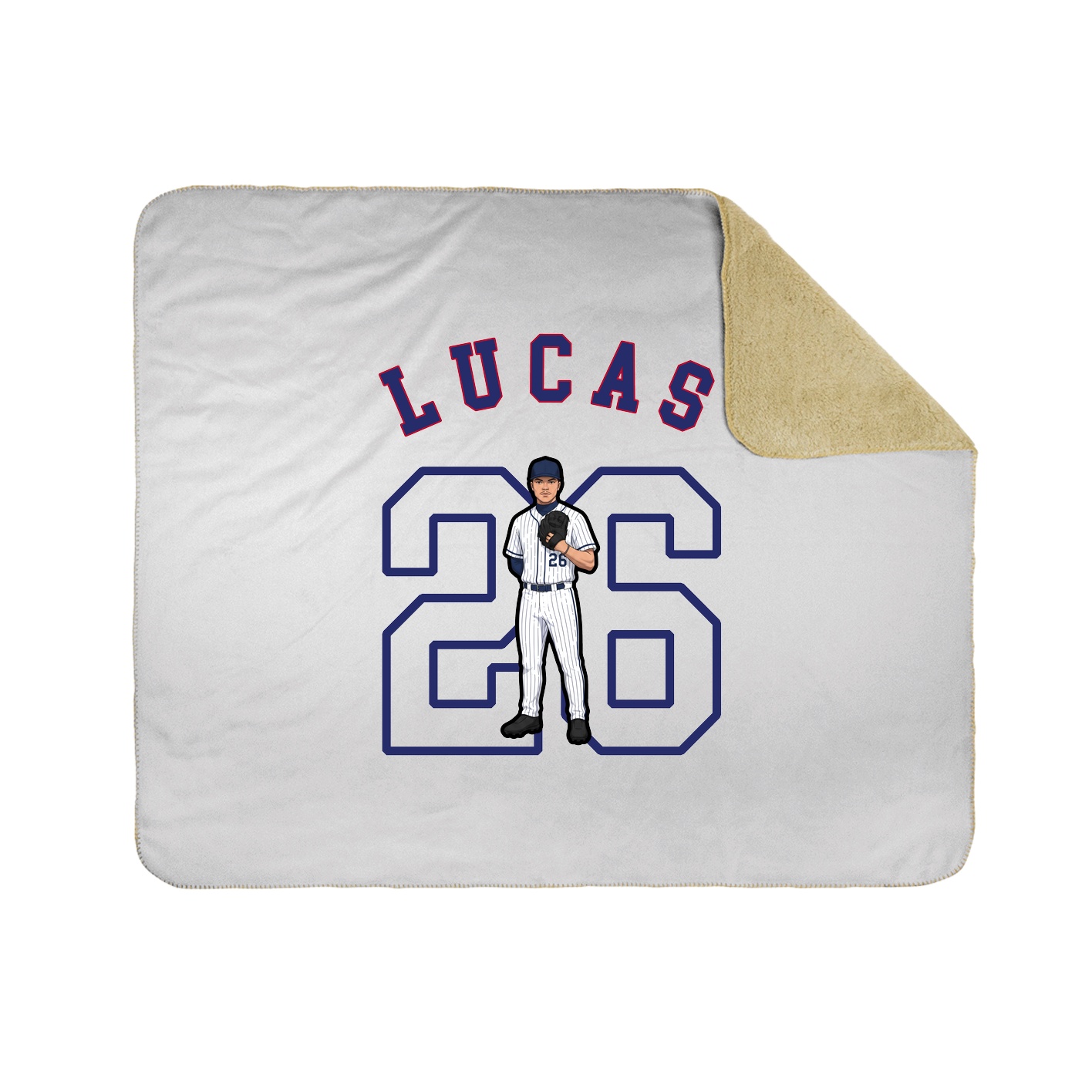 Throw Blanket — Shirsey Arch in White