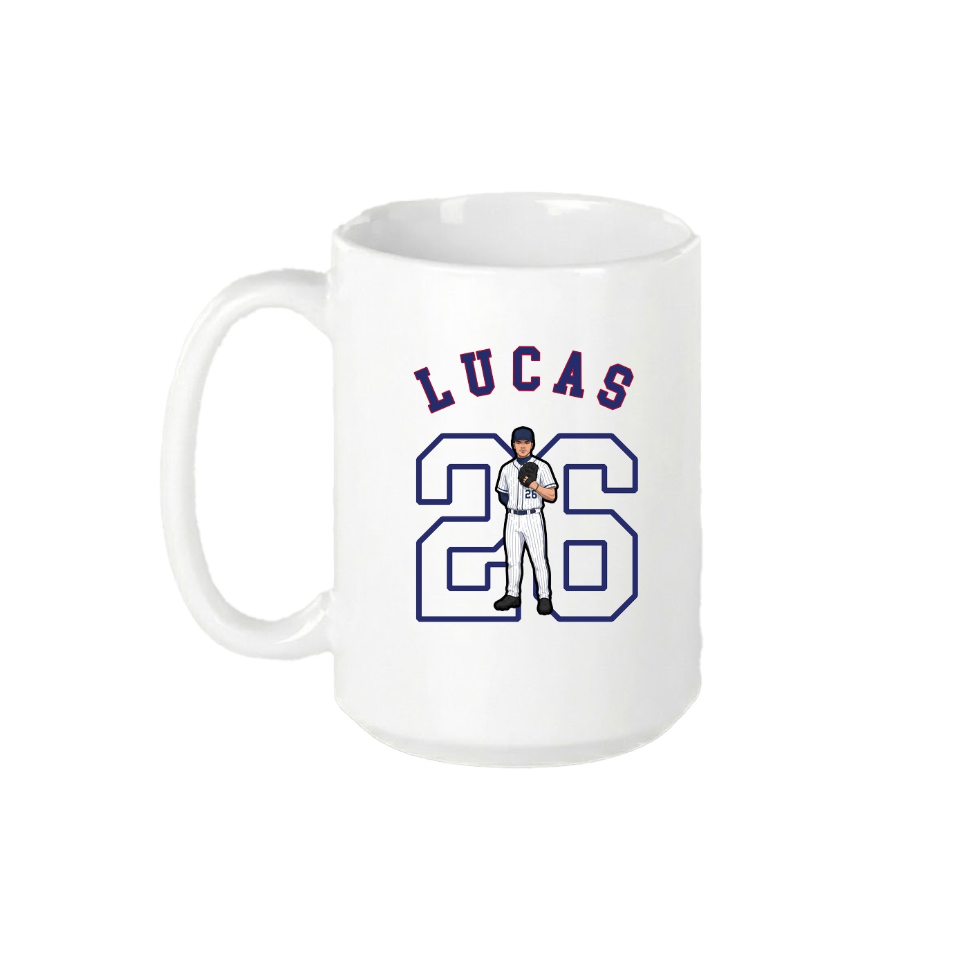 15oz Coffee Mug — Shirsey Arch in White