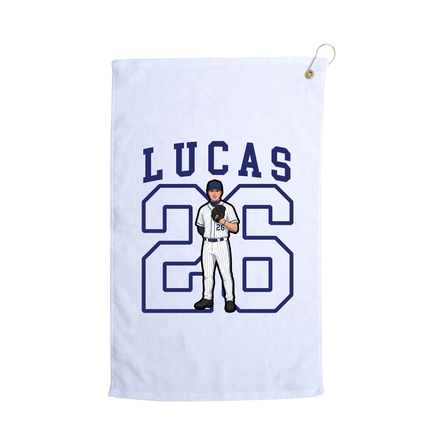Golf Towel — Shirsey in White