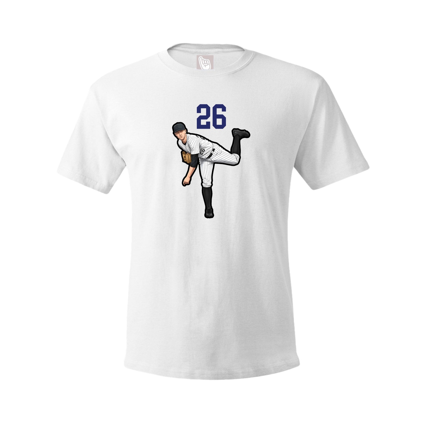 Tee — Number Top in White