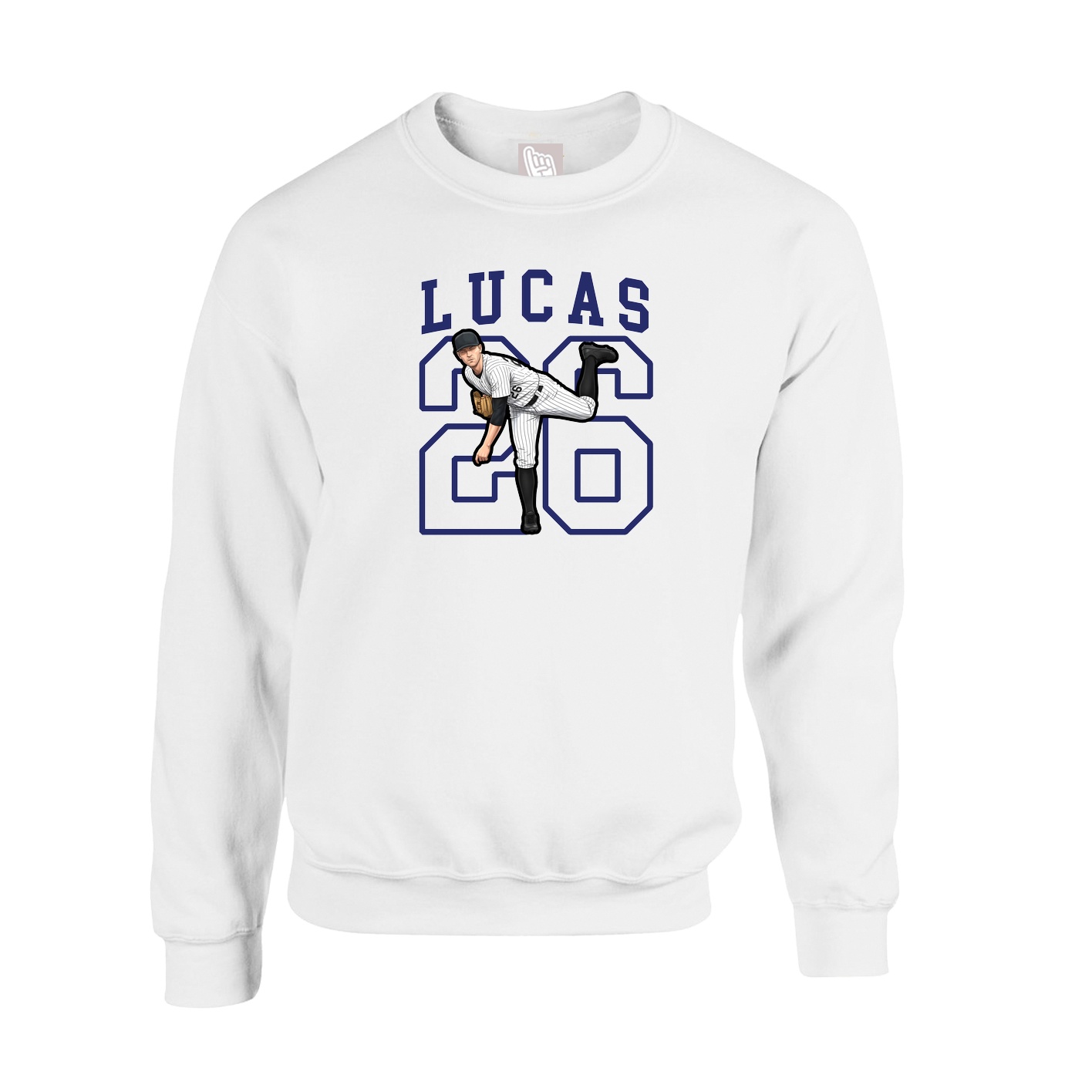 Fleece Crew — Shirsey in White