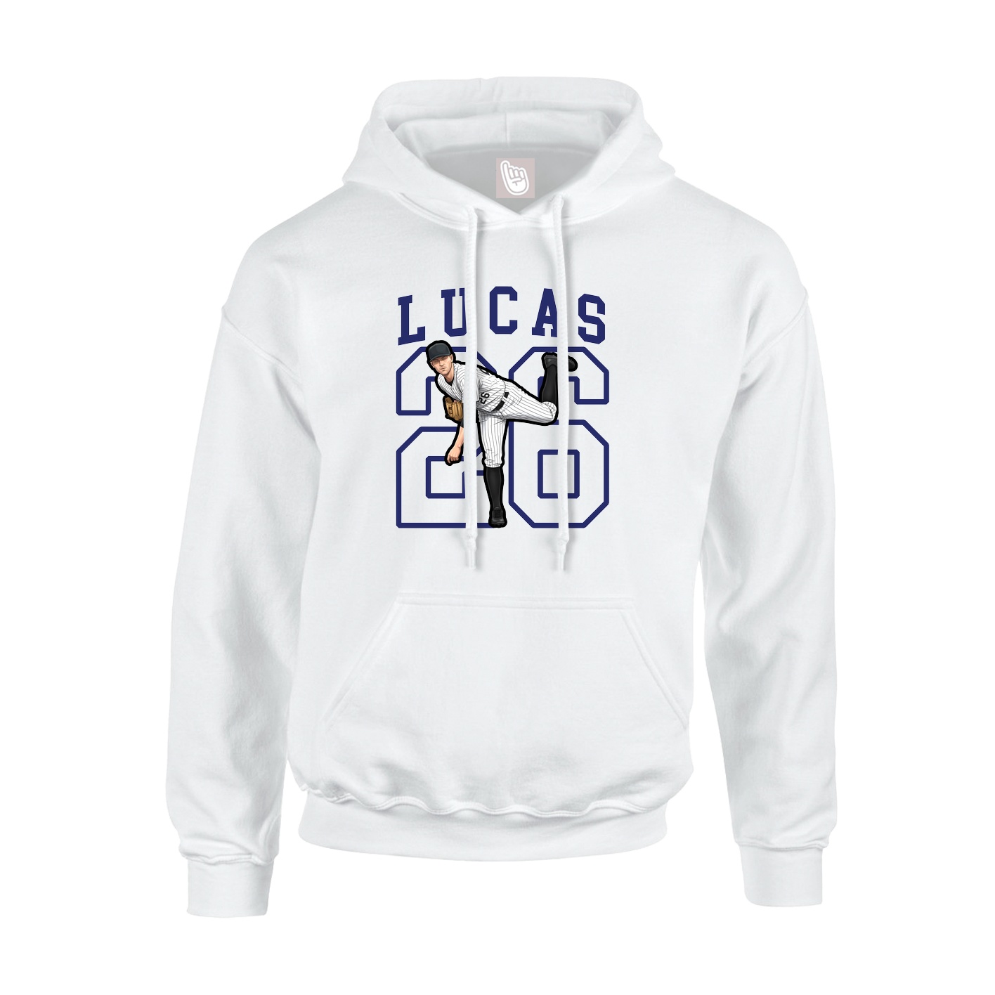 Youth Hoodie — Shirsey in White