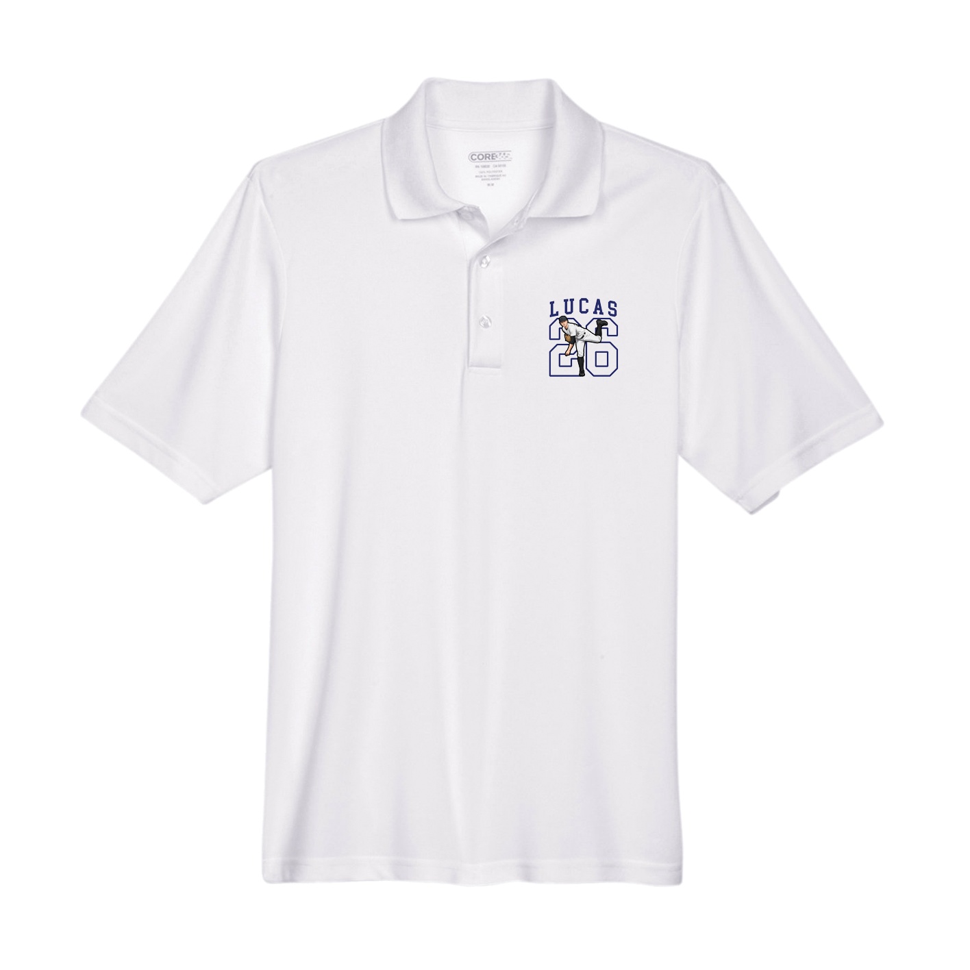Performance Polo — Shirsey in White
