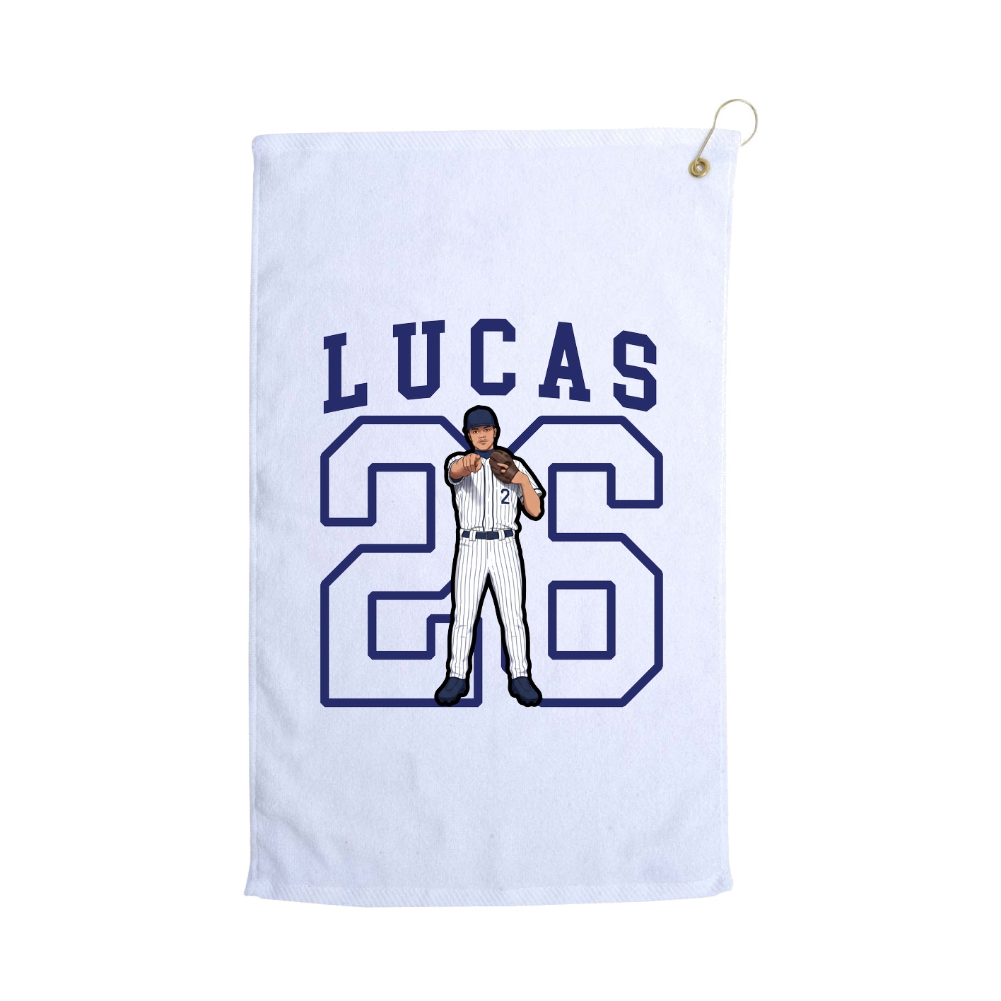 Golf Towel — Shirsey in White