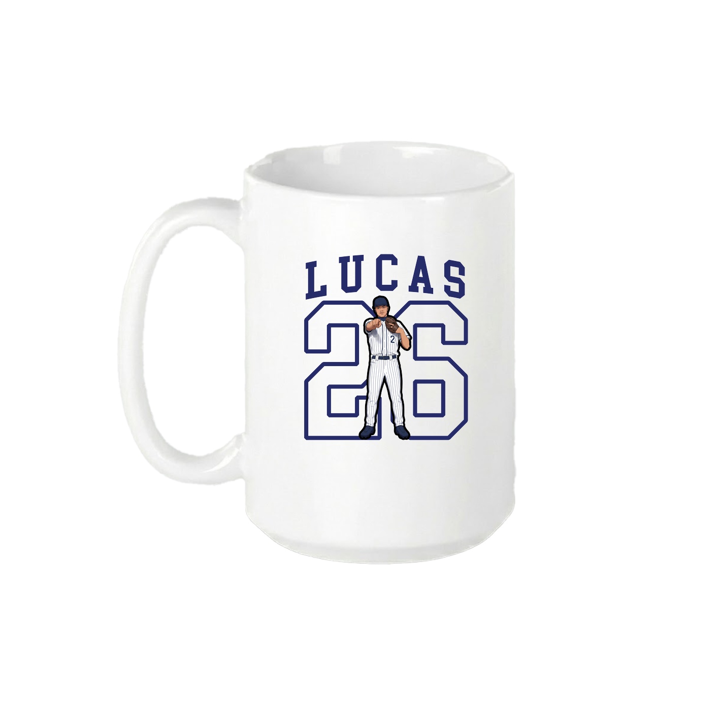15oz Coffee Mug — Shirsey in White