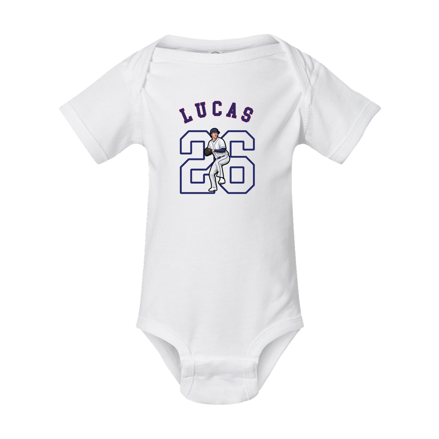 Baby Onesie — Shirsey Arch in White