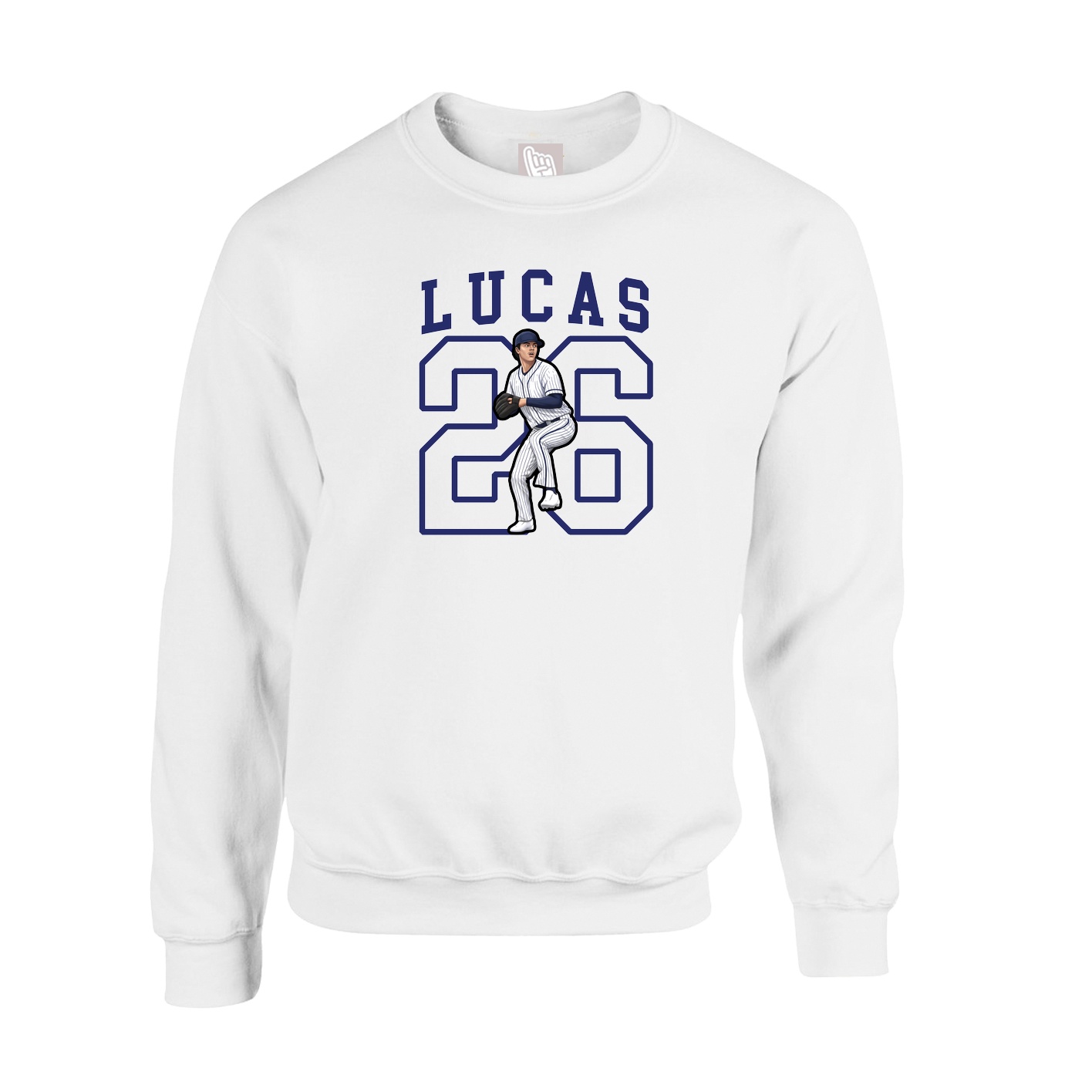 Fleece Crew — Shirsey in White