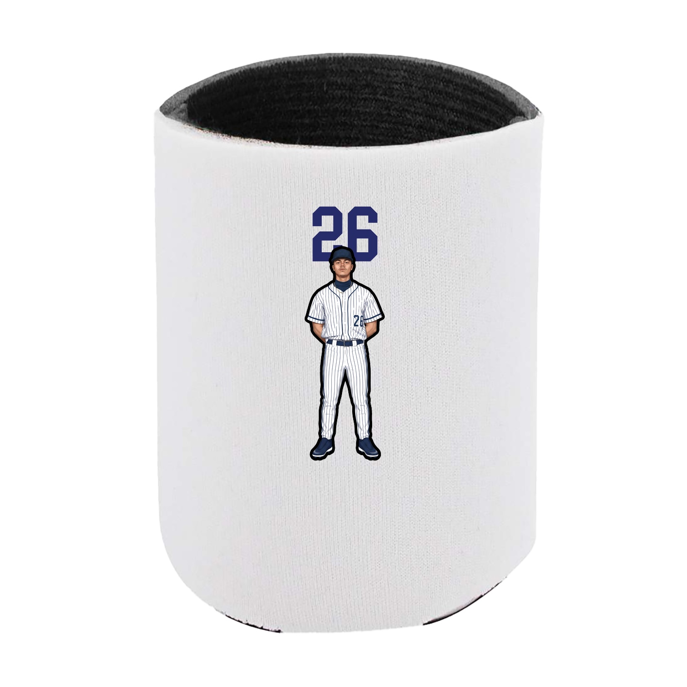 Can Holder — Number Top in White