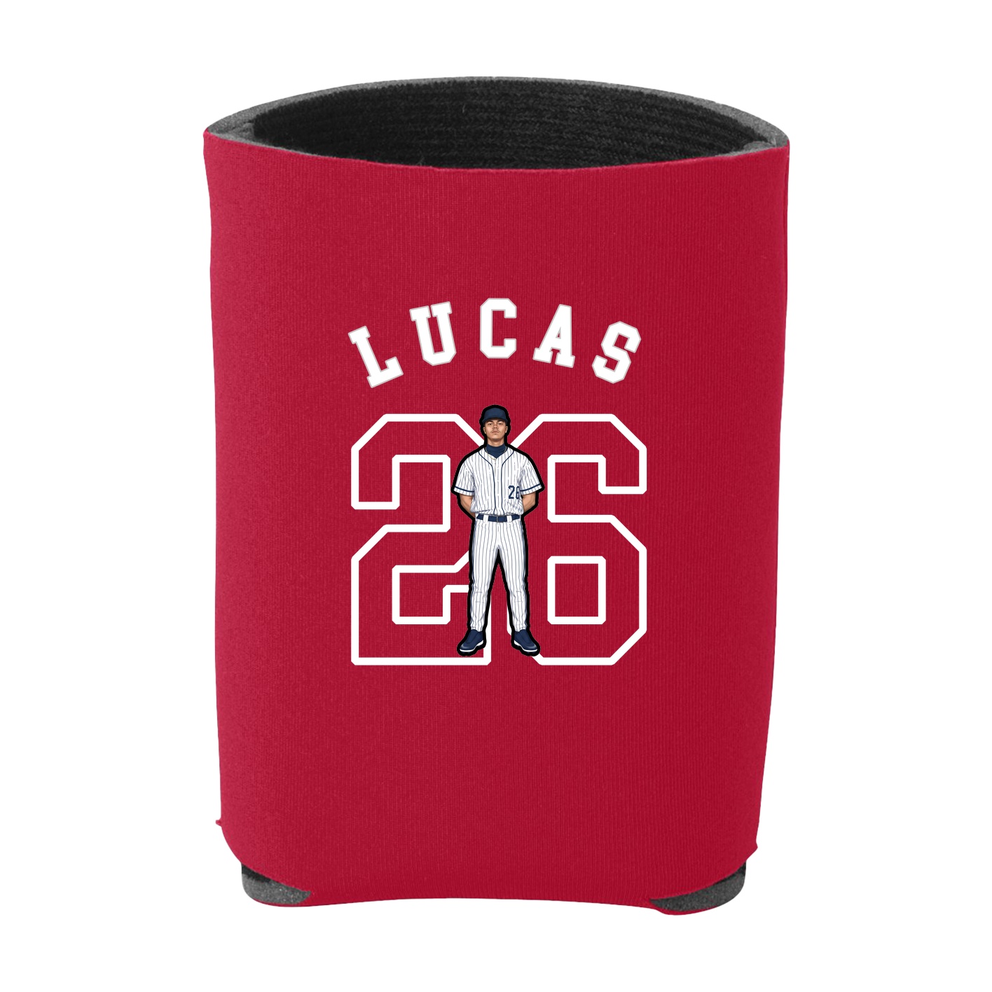 Can Holder — Shirsey Arch in Red