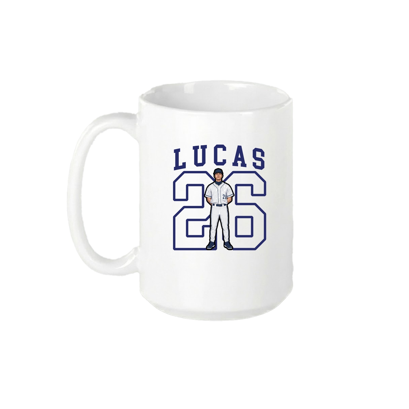 15oz Coffee Mug — Shirsey in White