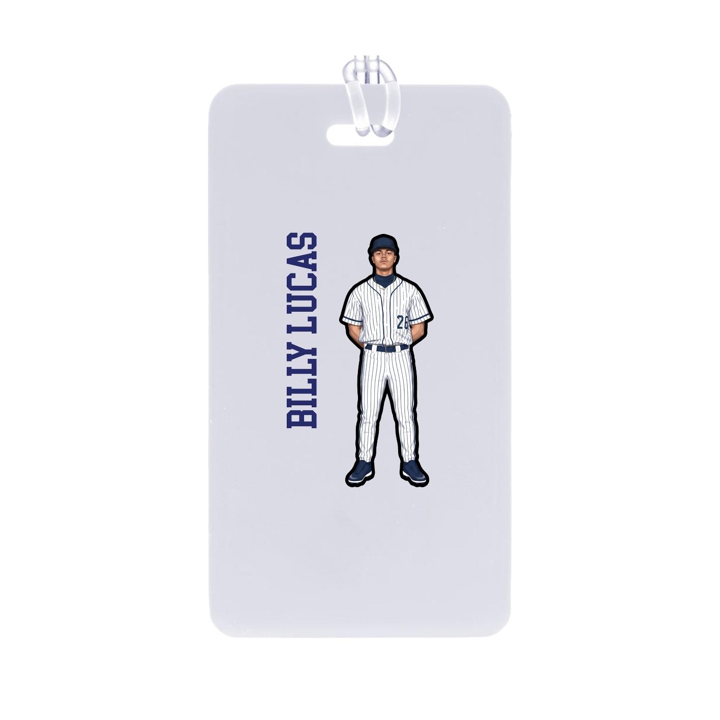 Bag Tag — Name Vertical in Classic