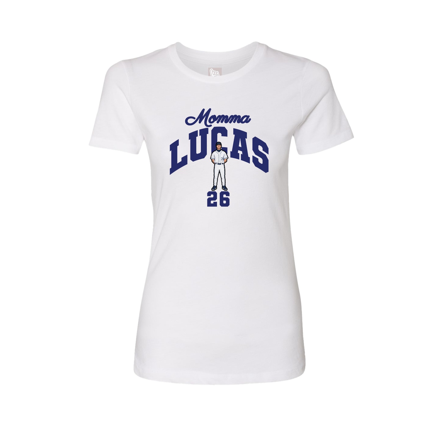Womens Tee — Mothers Day Arch in White