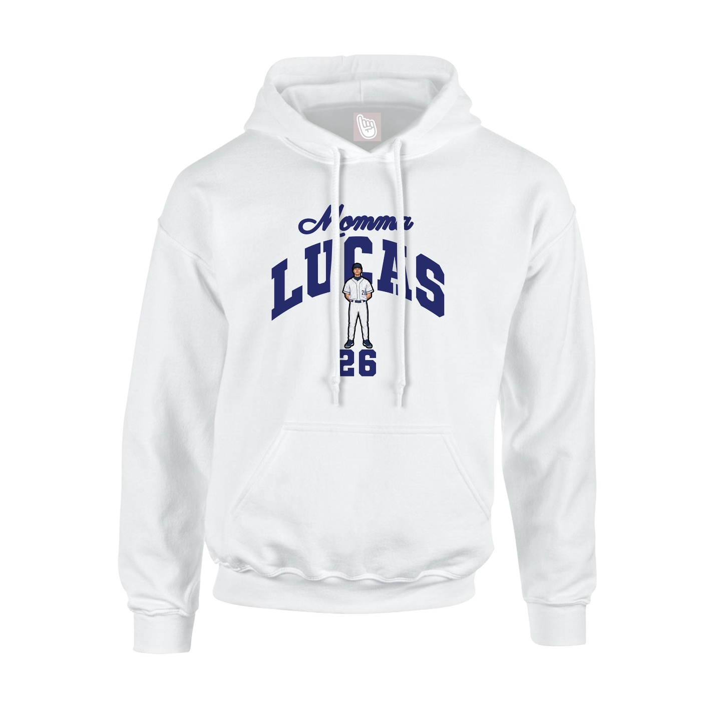 Hoodie — Mothers Day Arch in White