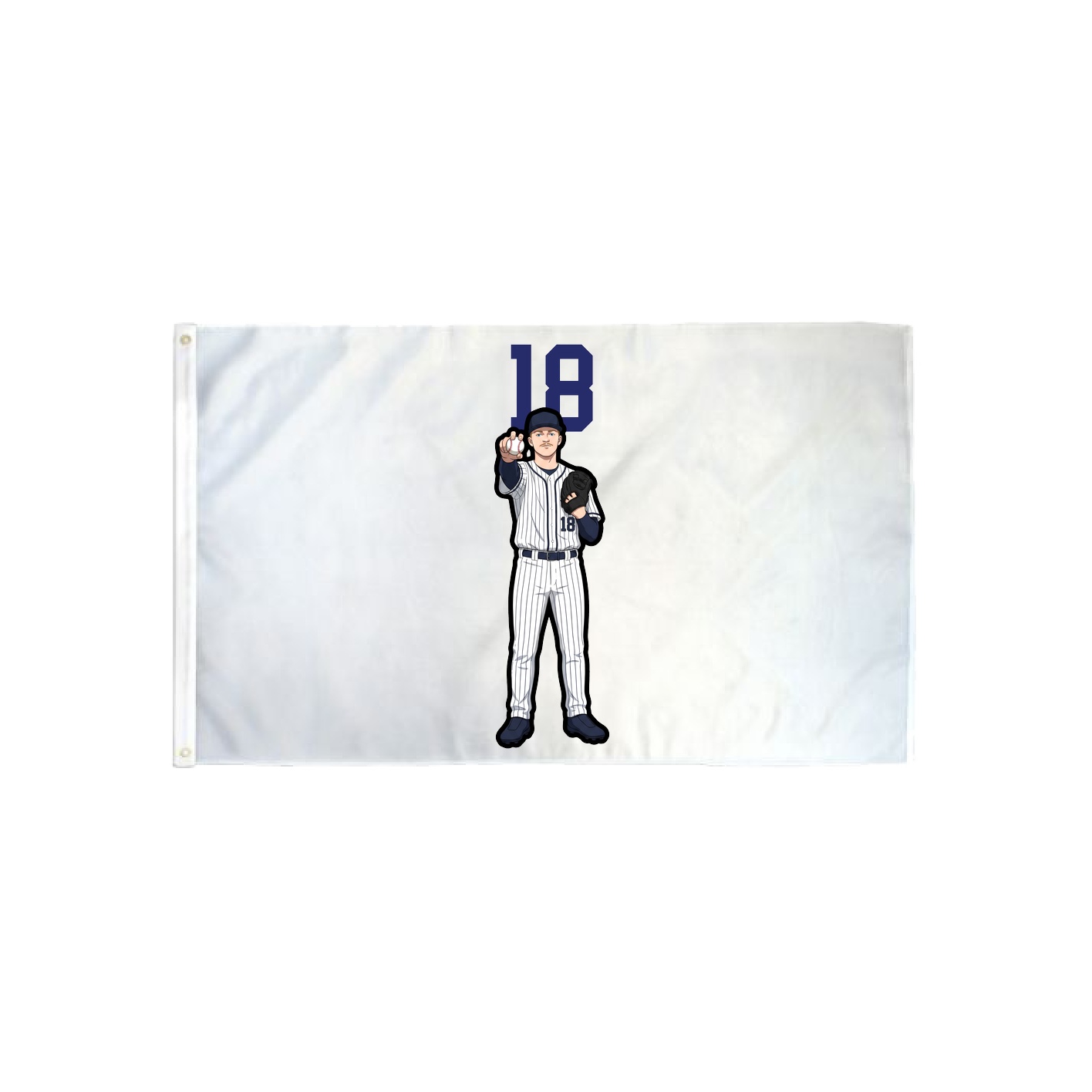 3x5 Flag — Number Top in Classic