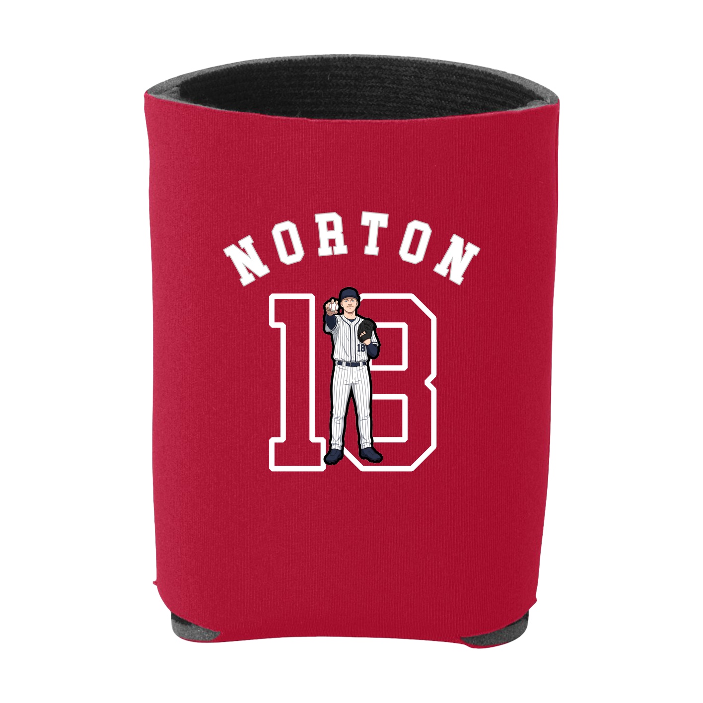 Can Holder — Shirsey Arch in Red
